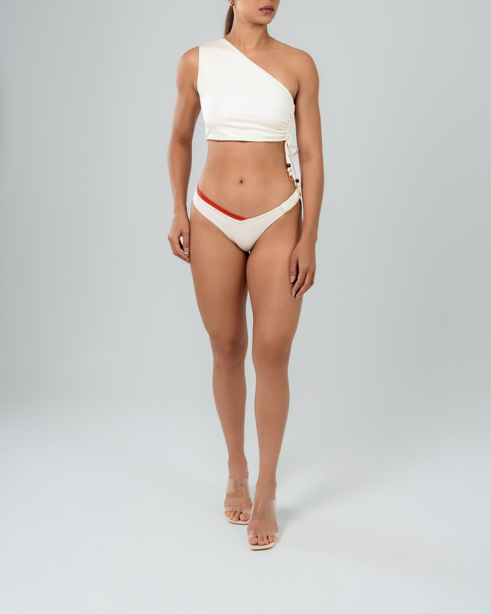 DUSKITTEN MORPHOGENESIS · One Shoulder Top — campaign shot 2