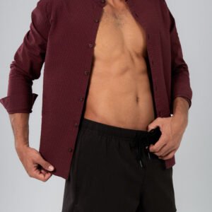 DUSKITTEN OXBLOOD MERIDIAN · Shirt — campaign shot 1