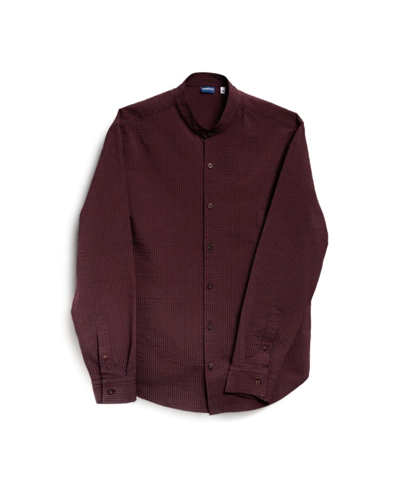 DUSKITTEN OXBLOOD MERIDIAN · Shirt — product flat lay
